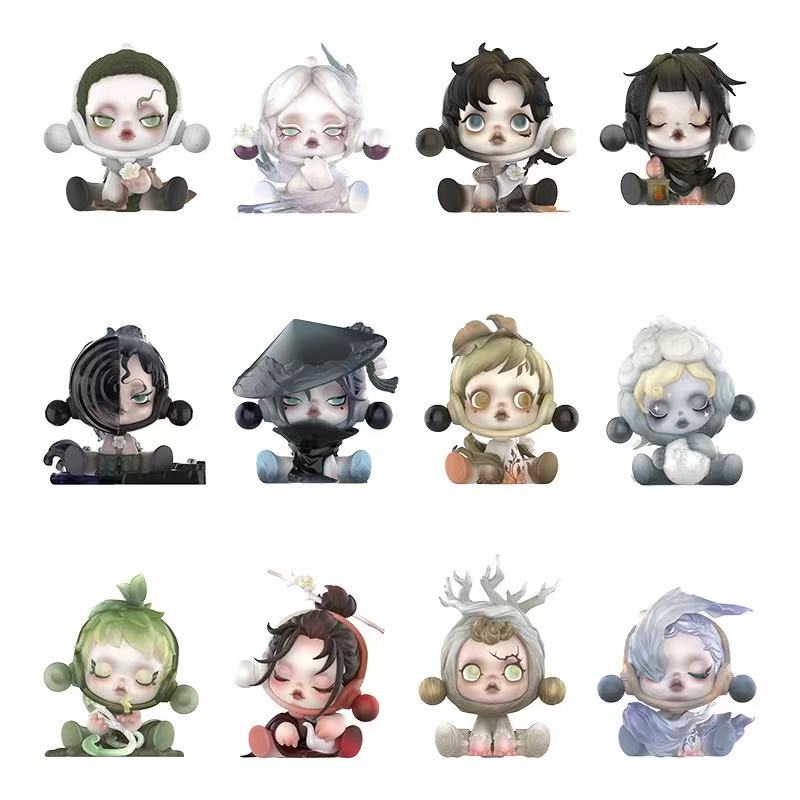 POP MART SKULLPANDA Sp Garden Before The Ink Plum Collection Cajas misteriosas