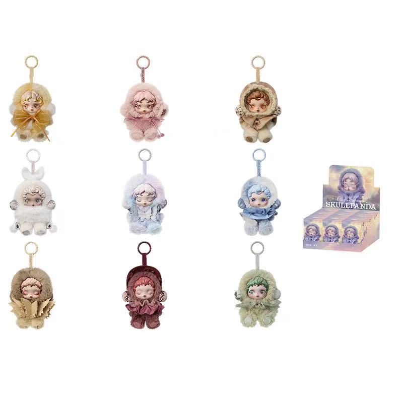 POP MART Skullpanda Light Weaving Garden Collection Plush Doll Pendant Mystery Boxes