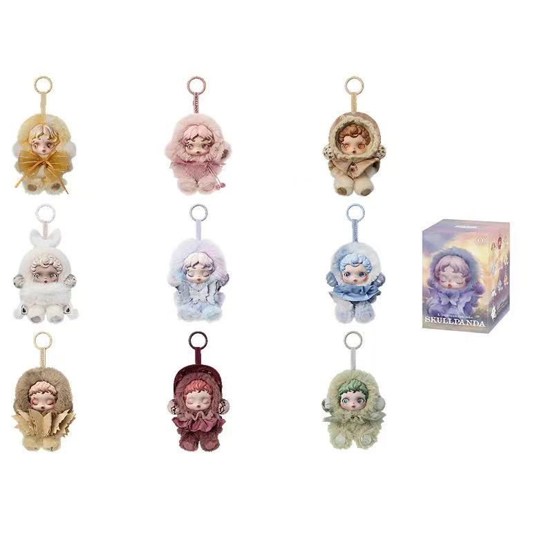POP MART Skullpanda Light Weaving Garden Collection Plush Doll Pendant Mystery Boxes