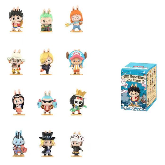 POP MART Labubu The Monsters X One Piece Series Single Mystery Box